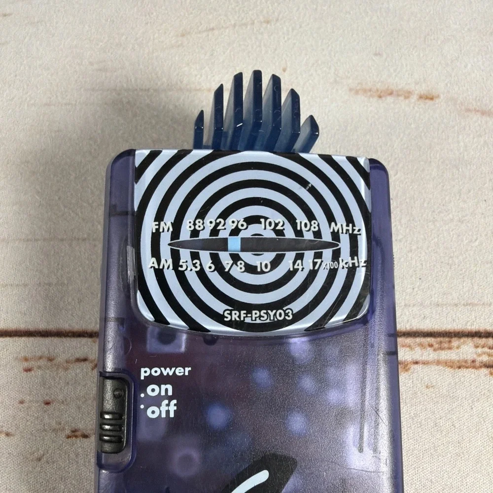 Vintage 1999 Sony Psyc SRF-PSY03 AM/FM Portable Radio Clip Walkman Unit Only